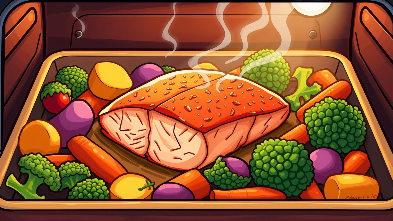 Japanese Salmon Bake for a Quick Family Feast