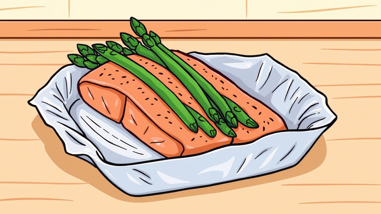 Salmon and Asparagus Foil Packs for No Fuss