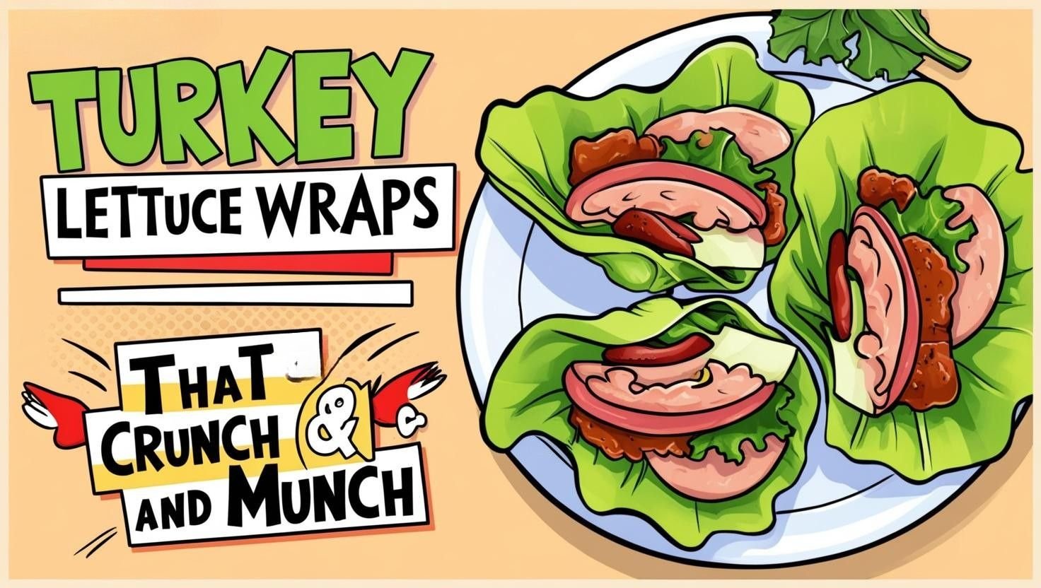 Turkey Lettuce Wraps That Crunch and Munch