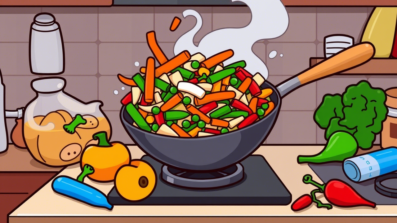 Veggie Fried Rice from Fridge Finds