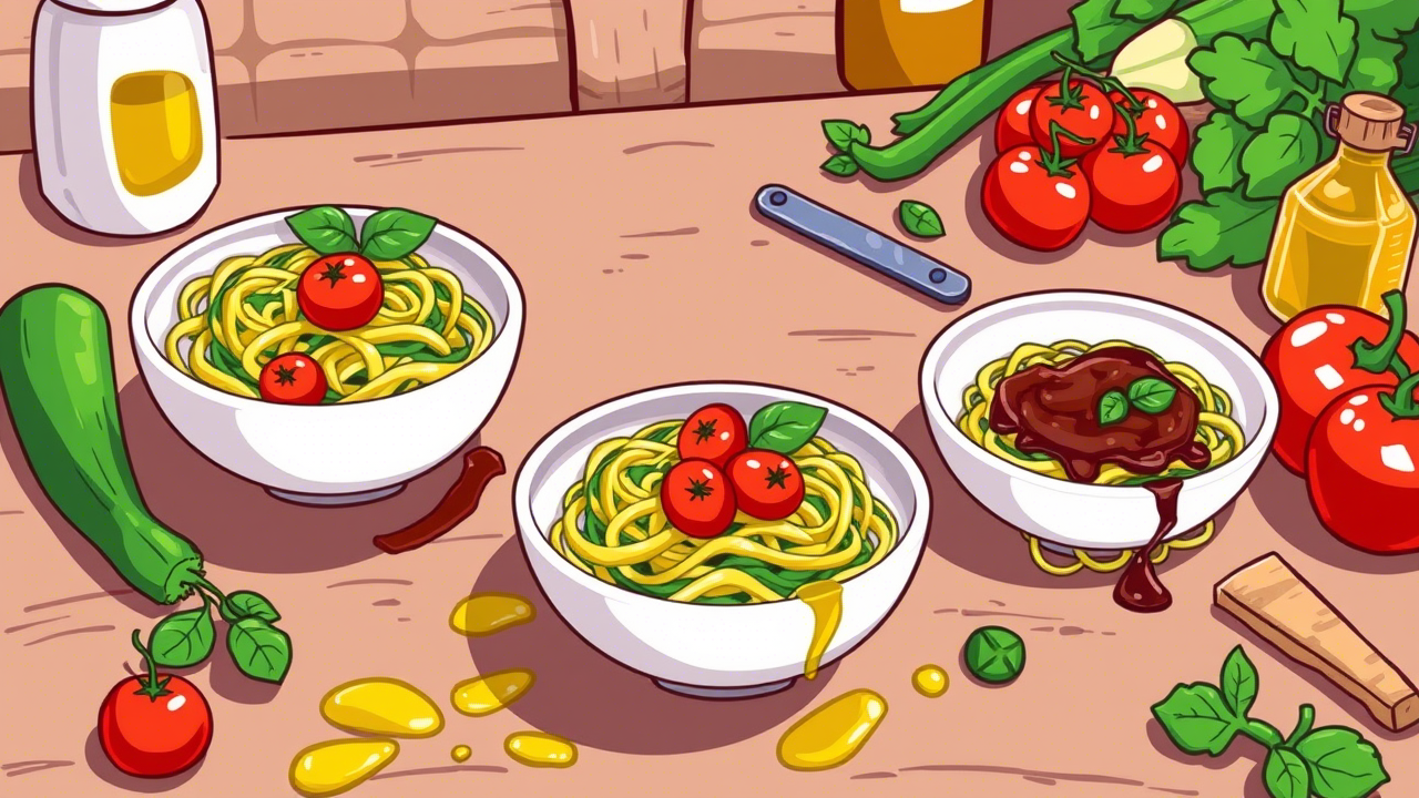 Zucchini Noodle Bowls 3 Secret Sauces to Make