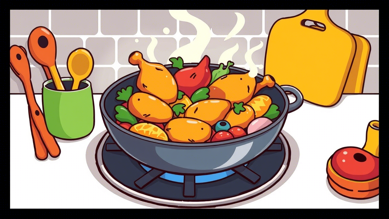 Quick Chicken and Veggie Skillet Under 10 Minutes